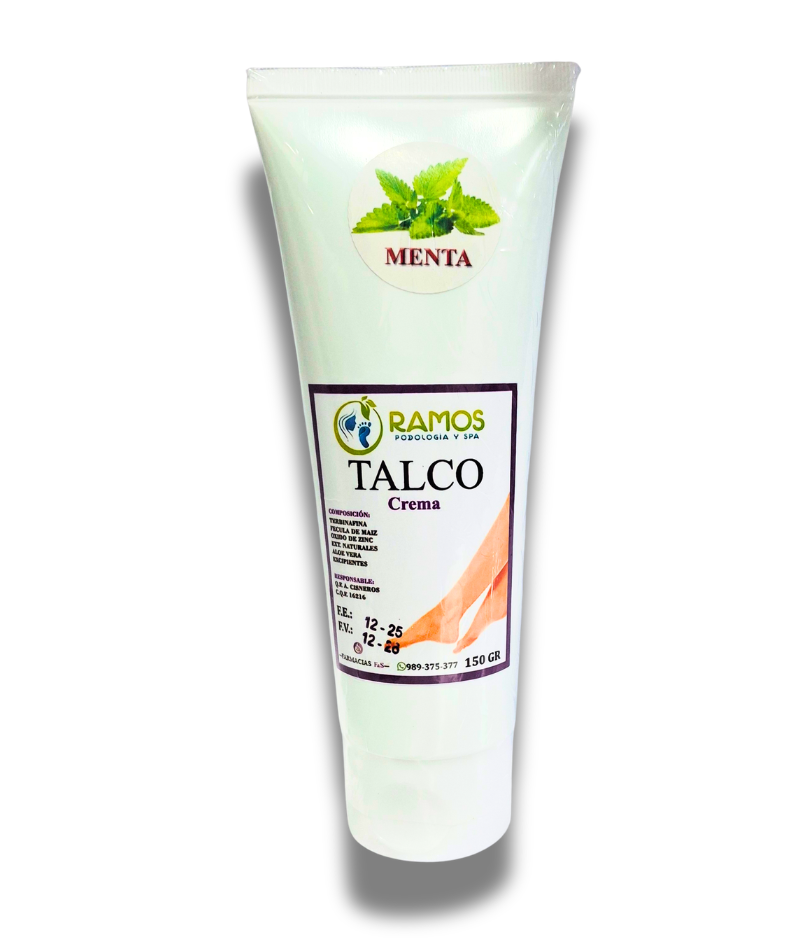 Talco en crema
